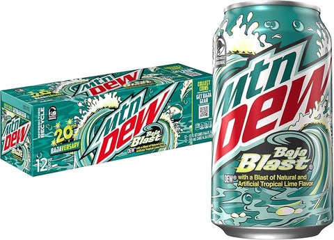 Mountain Dew BAJA BLAST 355ml x 12