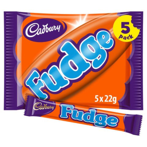 Cadbury Fudge Bar 5 Pack (5 x 22g) 110g