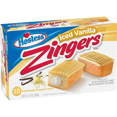 Hostess Zingers Vanilla 10 Pack 12.7oz(360g)