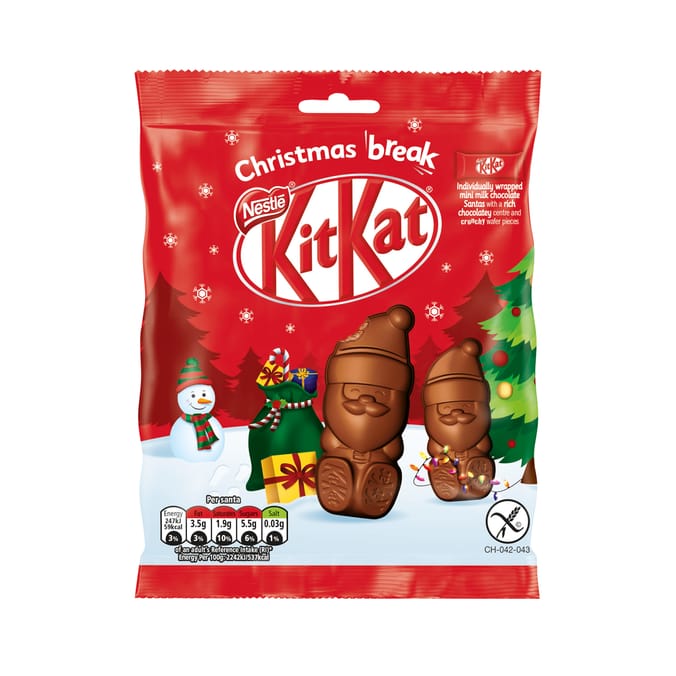 Kitkat Santa Sharing Bag 55G