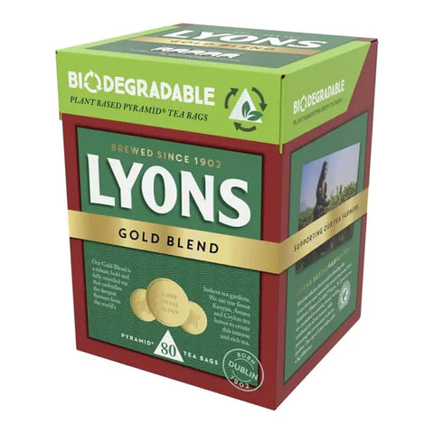Lyons Gold Blend Pyramid Tea Bags 80s