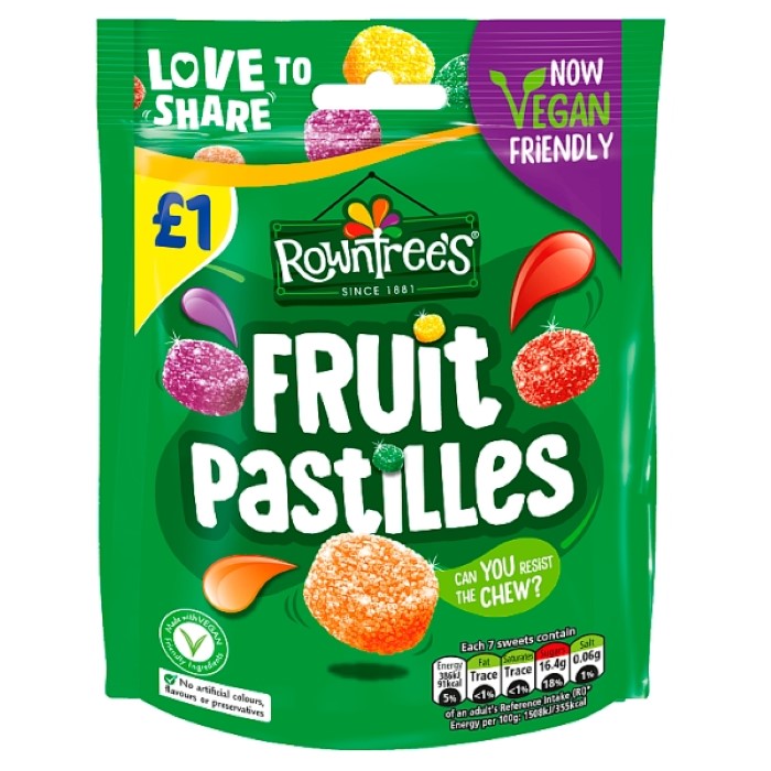 Rowntree's Fruit Pastilles Pouch 114g