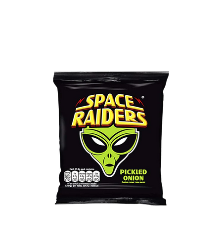 Space Raiders Pickled Onion Crisps 22g