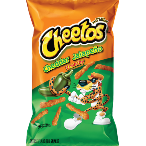 American Cheetos Cheddar Jalapeno Crunchy 226g