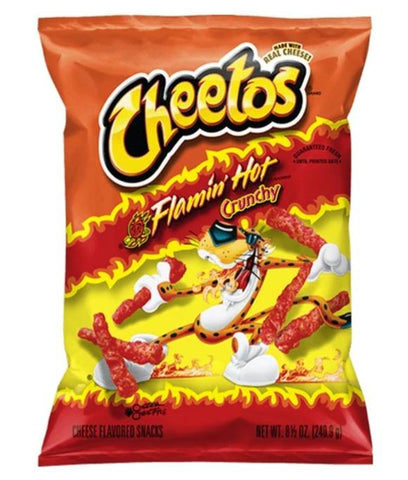 American Cheetos Flammin Hot Crunchy 226g