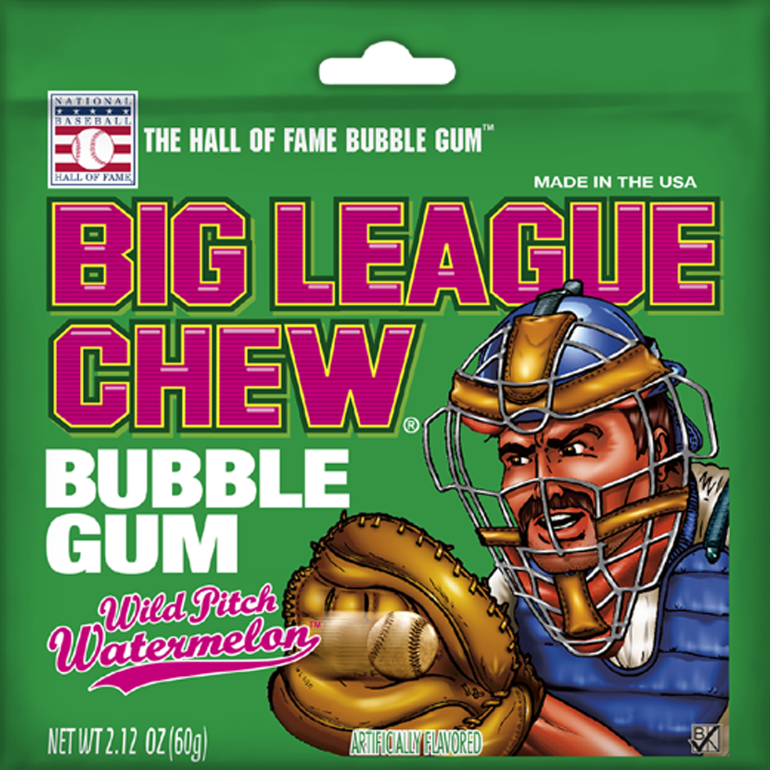 Big League Chew Bubble Gum Wild Pitch Watermelon 60g