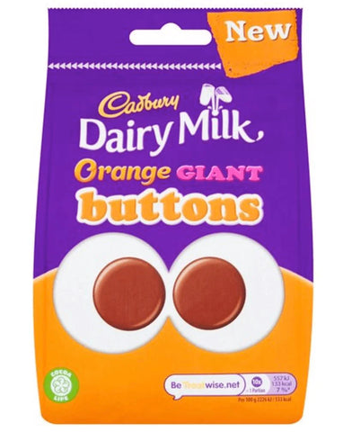 Cadbury Dairy Milk Giant Buttons Orange Pouch 95g