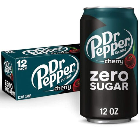 Dr Pepper Cherry Zero Sugar 355ml x 12