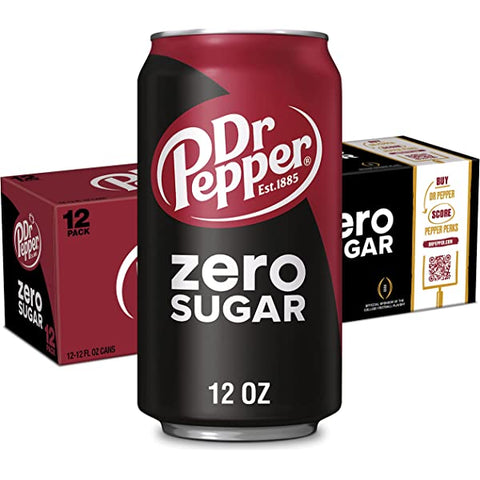 Dr Pepper Zero Sugar 355ml x 12
