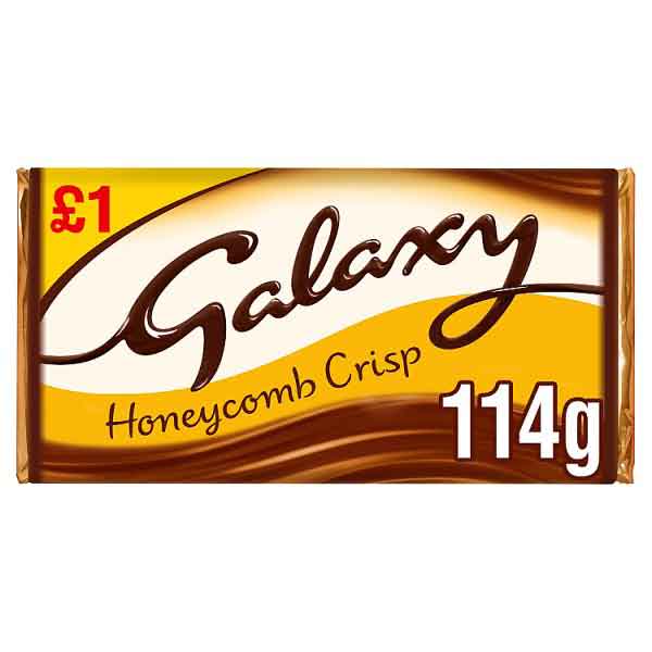 Galaxy Honeycomb Crisp Bar 114g