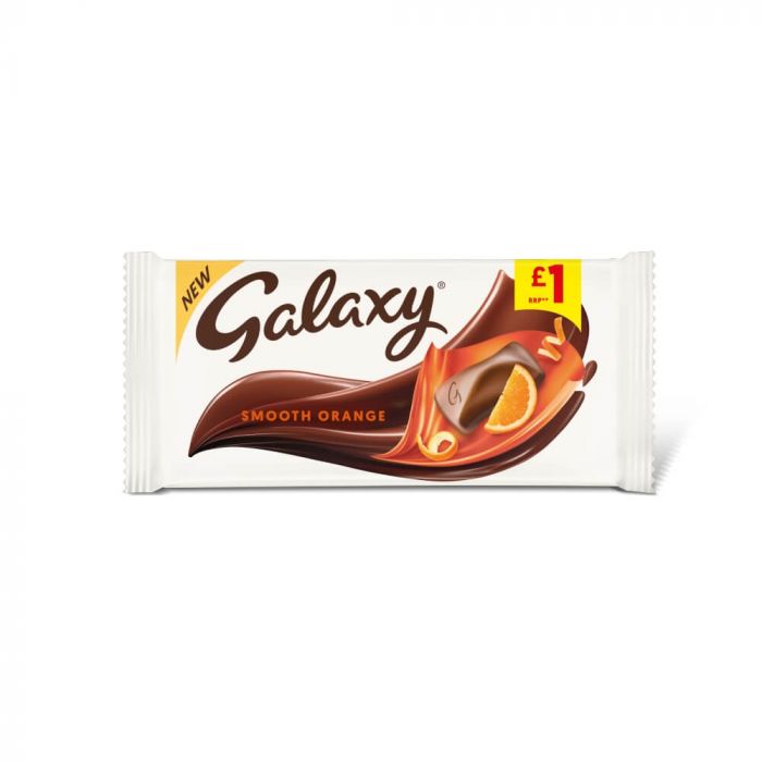Galaxy Smooth Orange Chocoalte Bar 110g
