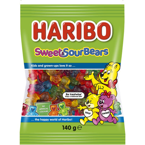 Haribo Sweet Sourbears 140g