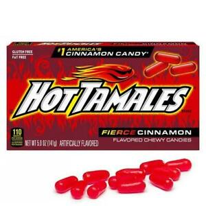 Hot Tamales Fierce Cinnamon Flavored Chewy Candies 141G