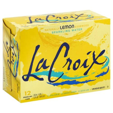 La Croix Lemon Sparkling Water 8pk