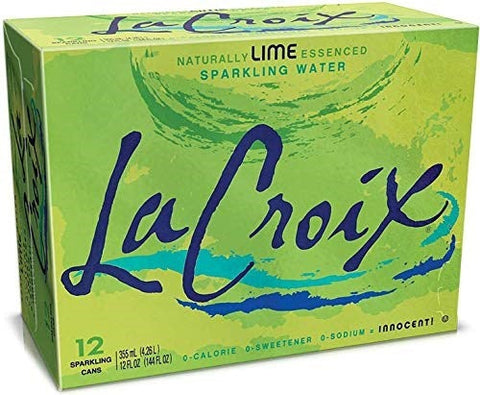 La Croix Lime Sparkling Water 8pk