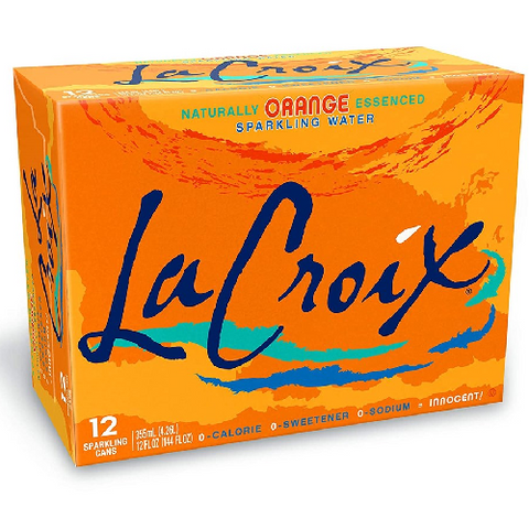 La Croix Orange Sparkling Water 8pk