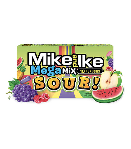 Mike And Ike Mega Mix Sour 10 Flavors 142g