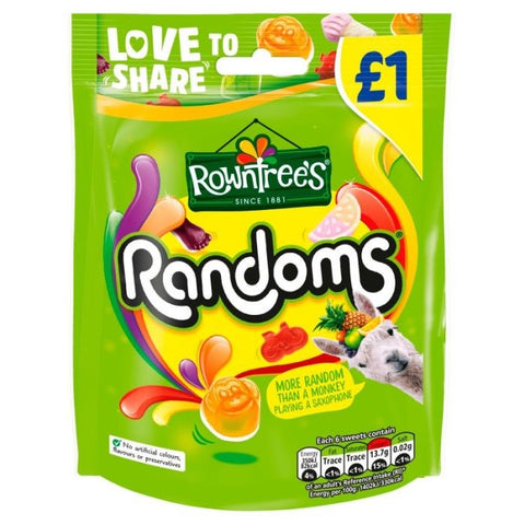 Rowntree's Randoms Sweets Sharing Pouch 120g