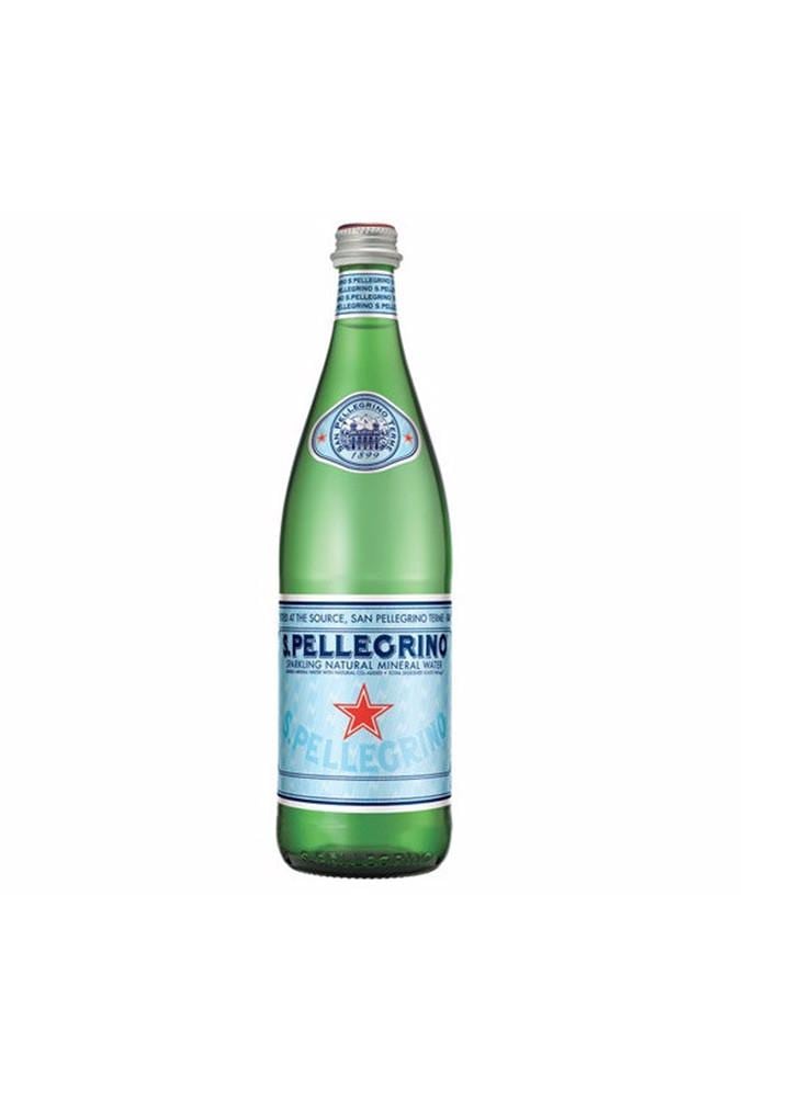 San Pellegrino Sparkling Mineral Water Glass Bottle 750ml