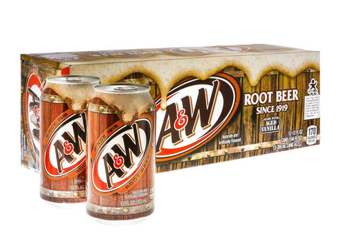 A & W Root Beer 355ml 12 pk
