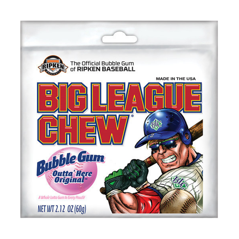Big League Chew Bubble Gum Outta Here Original 60g