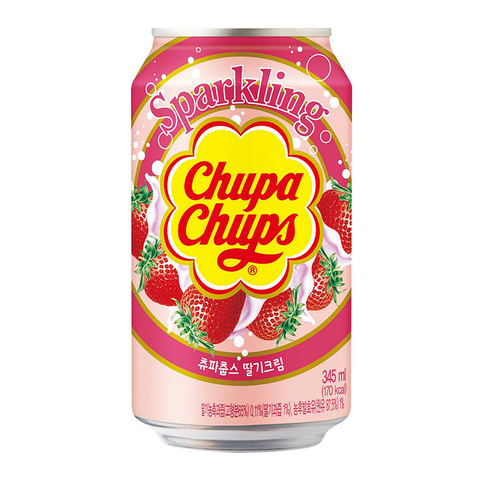 Chupa Chups Soft Drink Strawberry 345ml